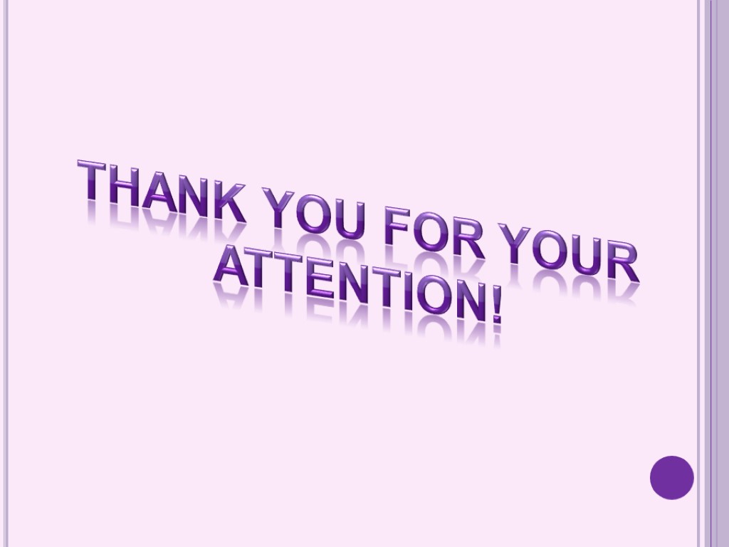 Thank you for your attention!